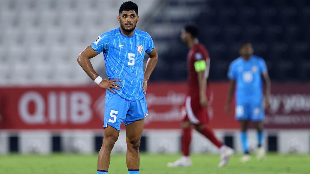 印度在領先下被一個嚴重誤判追平，並最終不敵卡塔爾而出局。(路透社)