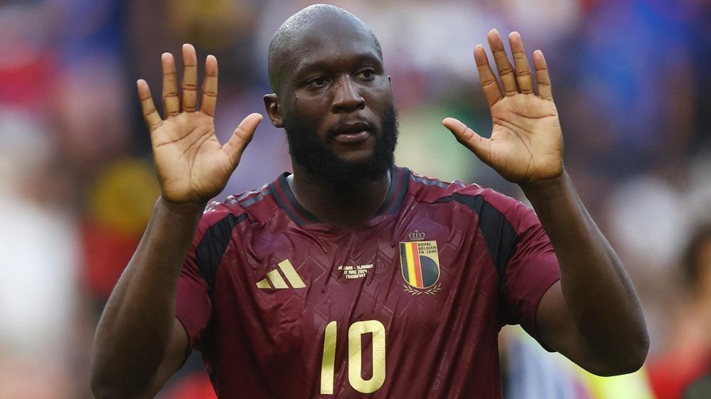 盧卡古上仗對斯洛伐克屢失戎機。(路透社)