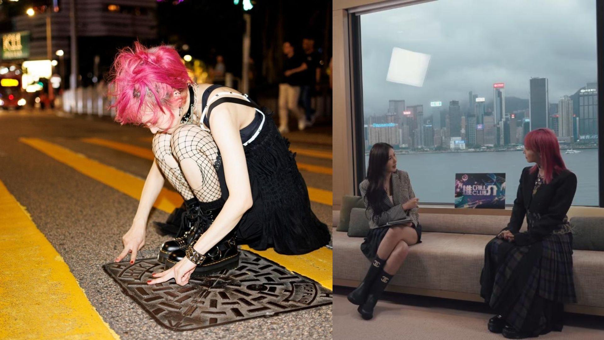 動漫歌姬LiSA回味香港行 踎尖沙咀馬路留倩影