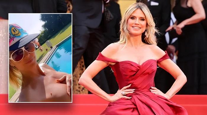 《全美一叮》超模評判Heidi Klum全裸慶生