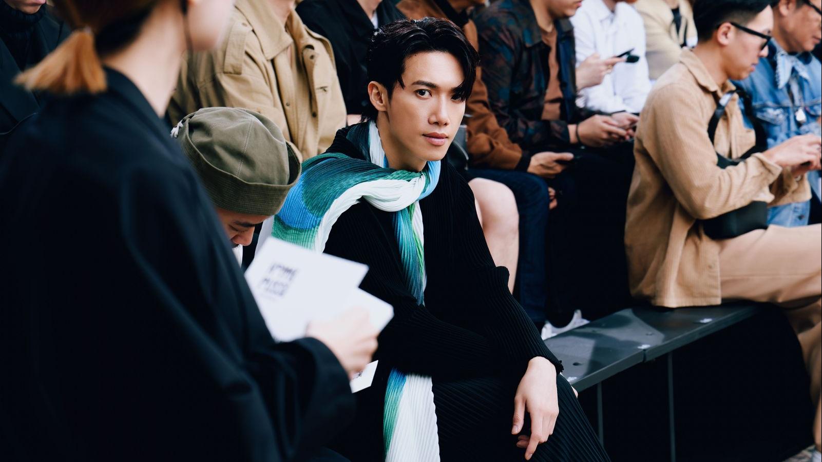 Stanley邱士縉現身巴黎時裝周 與「姜神」巴黎緣慳一面