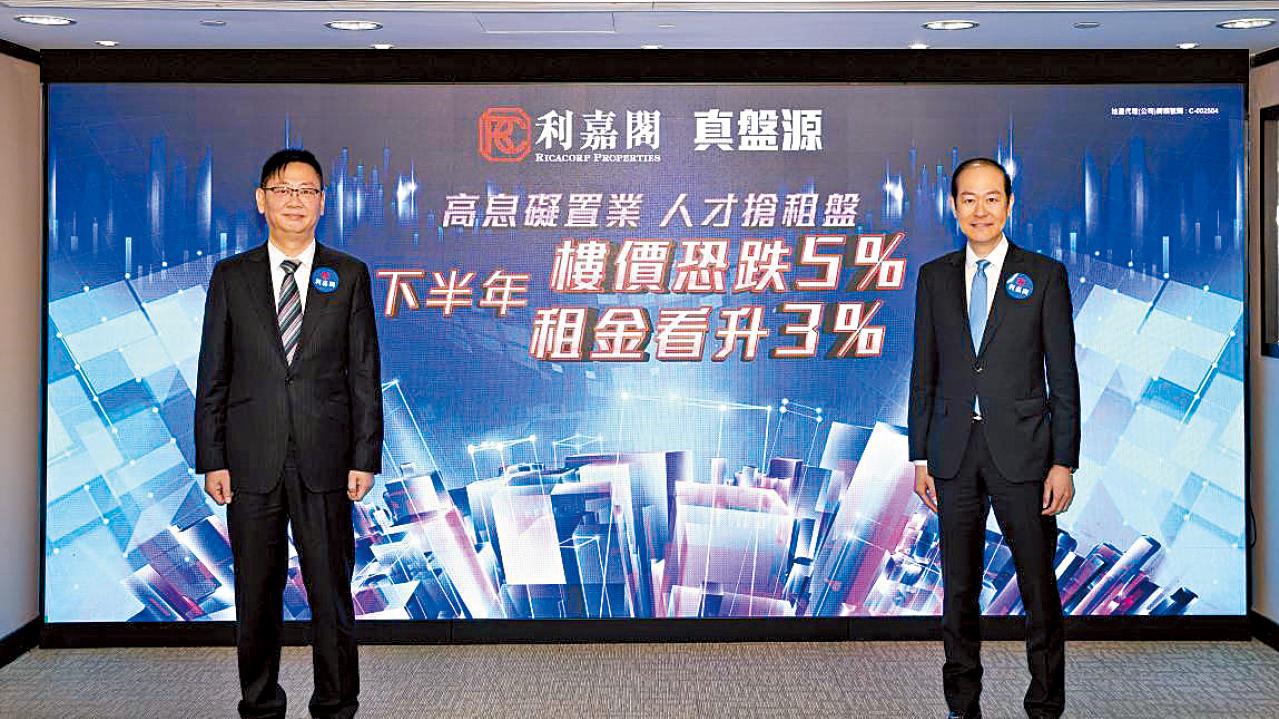 陰霾未散｜下半年恐陷價量齊跌局面 利嘉閣轉軚睇樓價挫一成