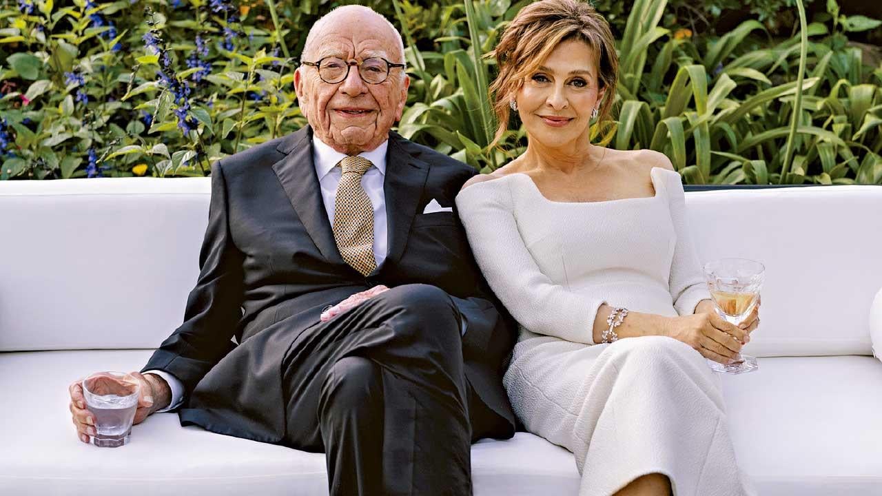 第3任老婆鄧文迪做媒人 93歲梅鐸第五度結婚娶俄妻