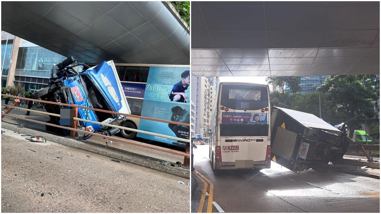 密斗貨車撞巴士