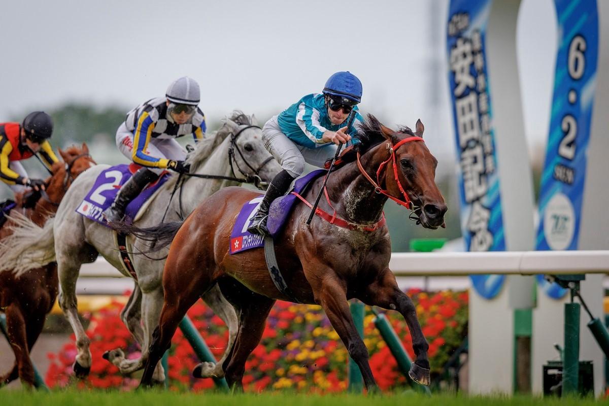 「浪漫勇士」取得今季第五場一級賽頭馬。(馬會圖片)