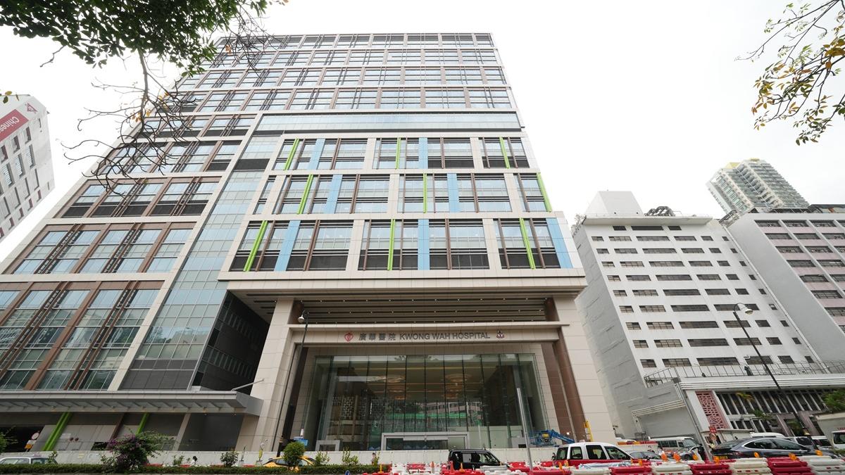 啟用一年多的廣華醫院昨晚發生電力故障。(資料圖片／陳奕釗攝)