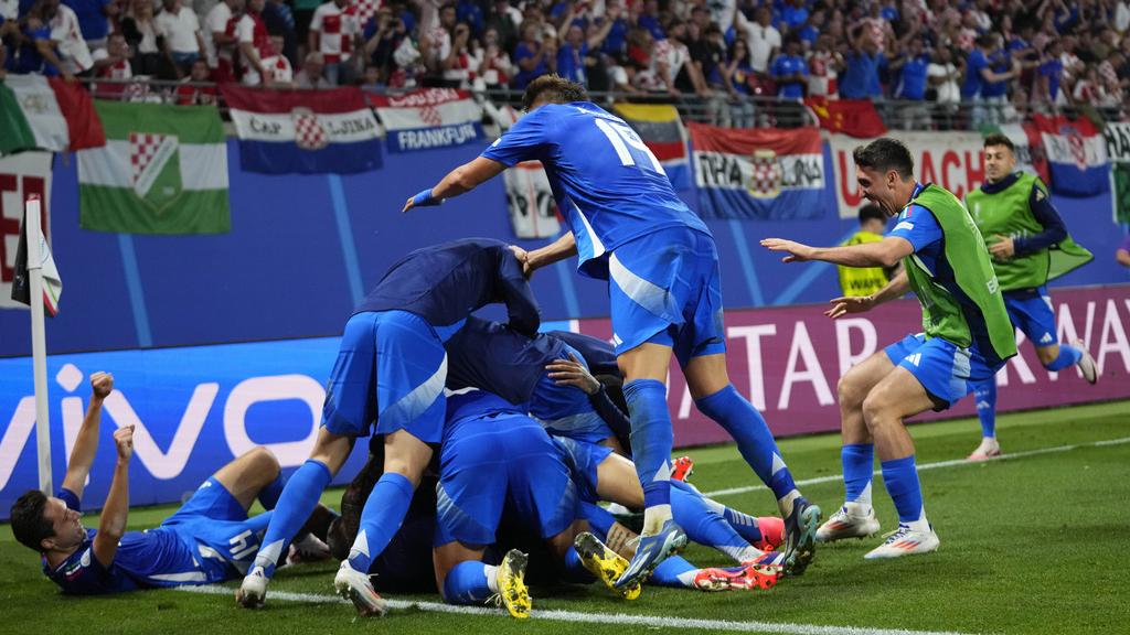 歐洲國家盃｜意大利最後1分鐘絕平出線　莫迪歷破紀錄入球難救克羅地亞