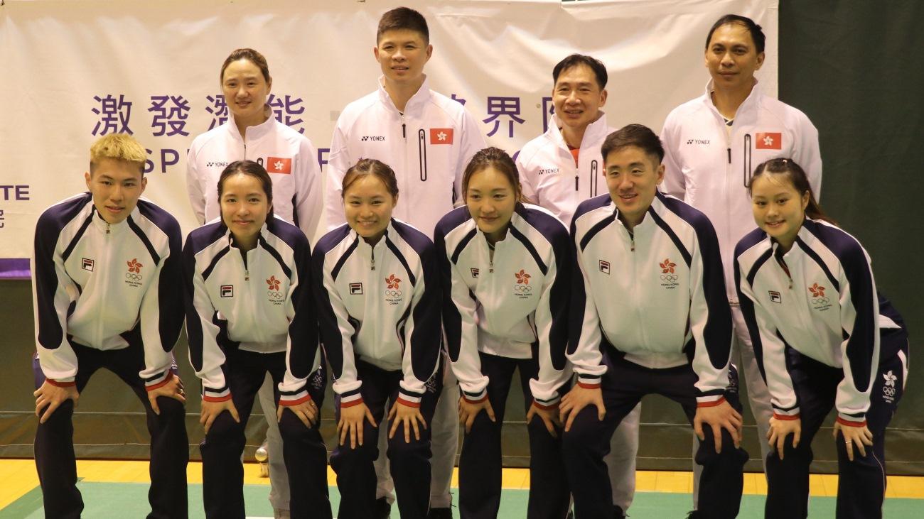 巴黎奧運 | 謝影雪鄧俊文帶領4位新成員出戰奧運 謝影雪希望自己保持初衷