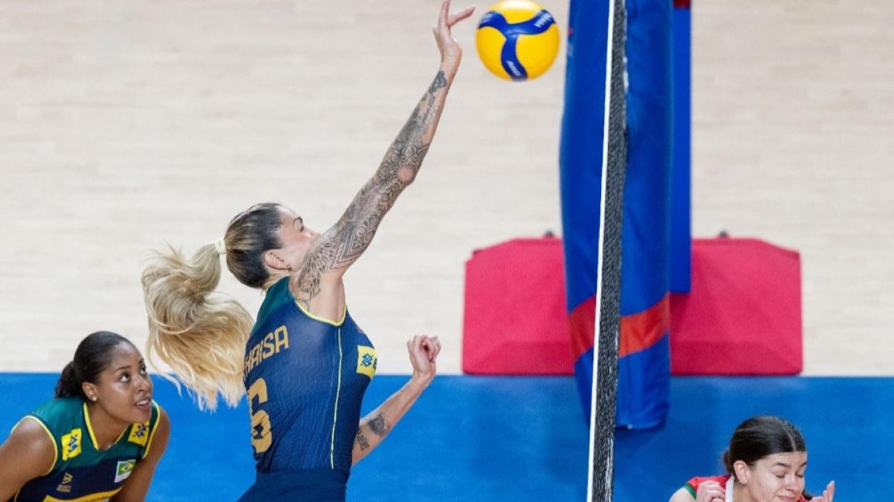 世界女排聯賽香港站｜巴西直落3局勝保加利亞  主帥滿意發球具侵略性