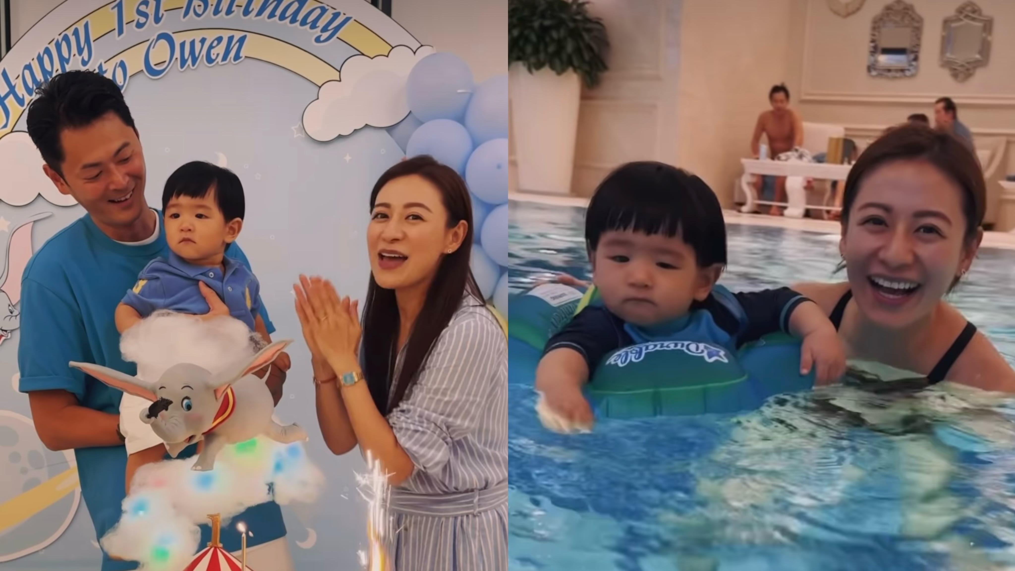 江若琳囝囝 Owen 1歲生日 坦言每日似打仗 但感受到前所未有幸福 