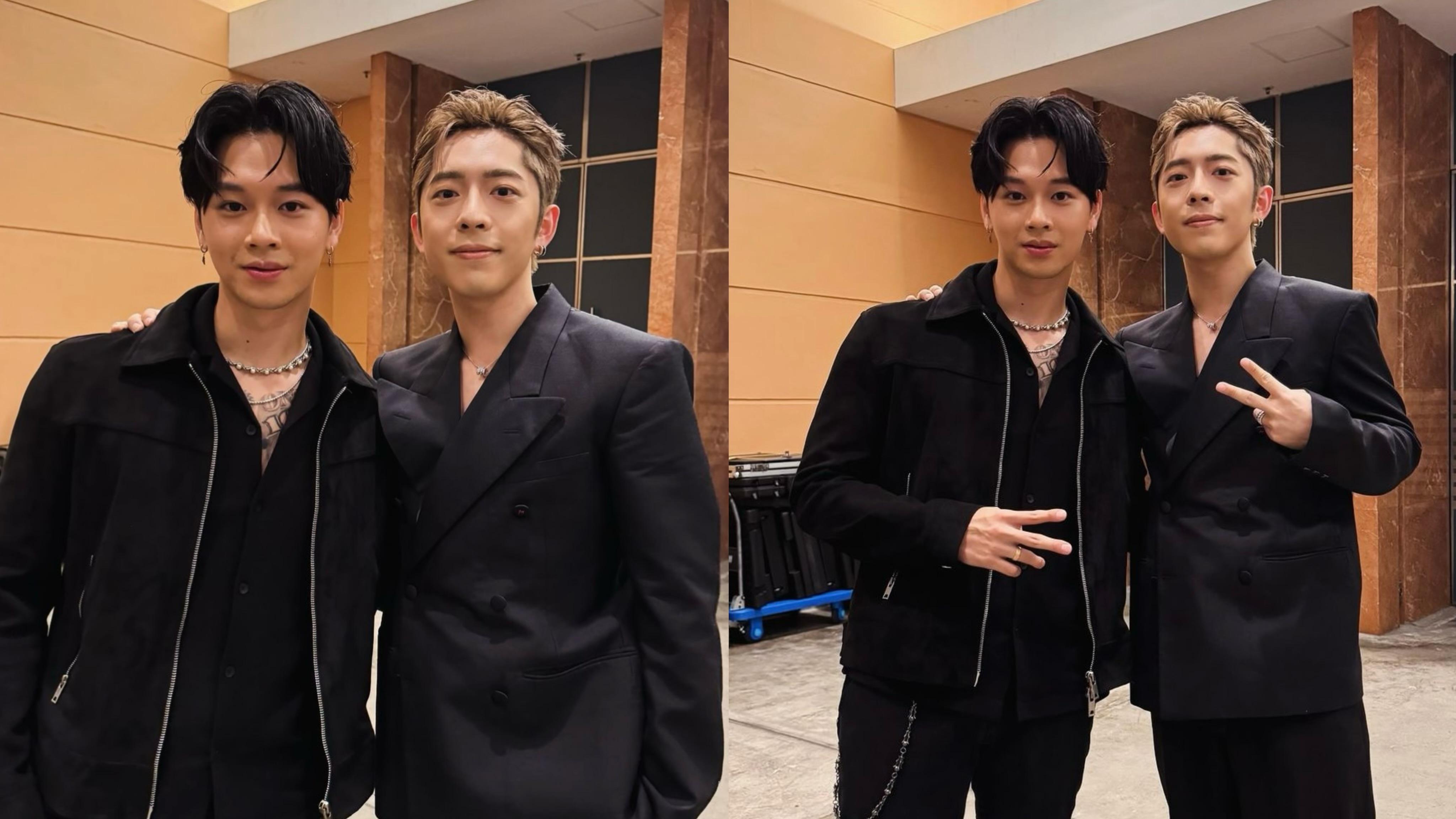 呂爵安化身「追星安」 孖台灣歌手高爾宣合照：超帥超有才華 