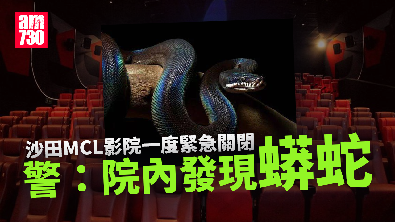 沙田MCL一度緊急關閉影院惹猜測 　警：院內發現蟒蛇 (更新)