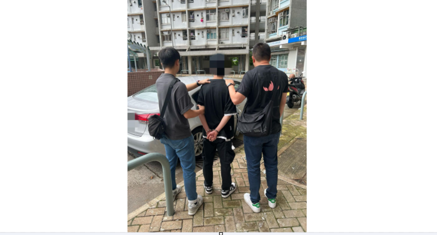 警方拘捕一名20歲男子。