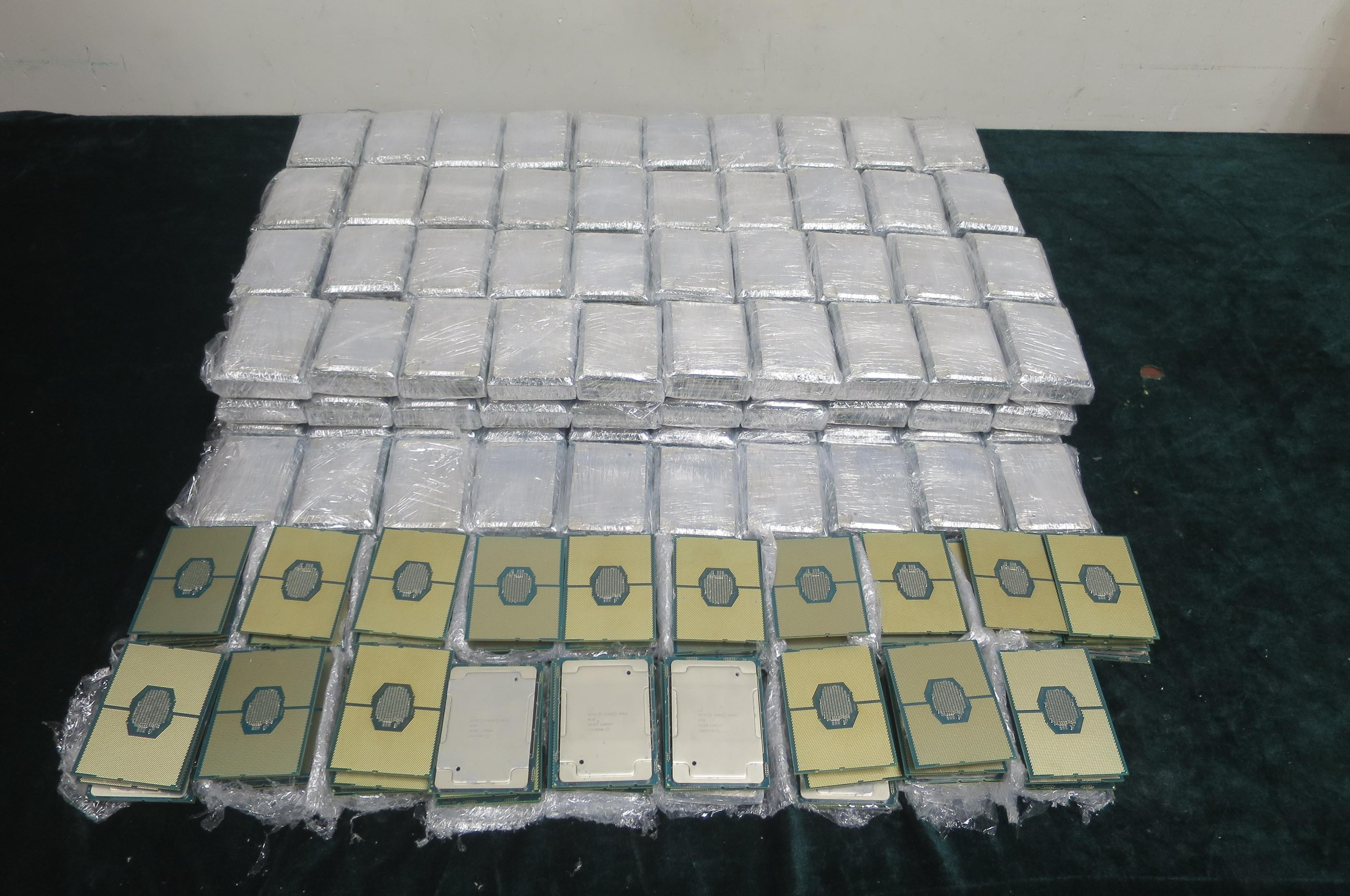 海關檢獲596件懷疑走私中央處理器　估計市值約1200萬元