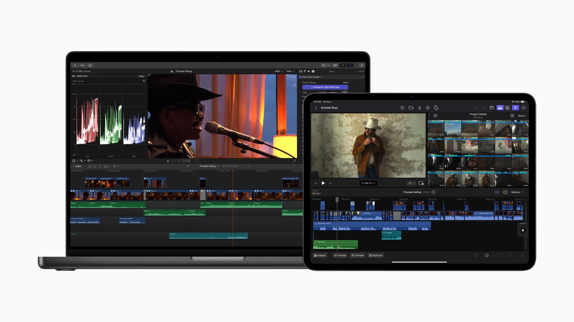 iPad與Mac版Final Cut Pro 2免費更新　無線連接、支援外存及新增AI功能