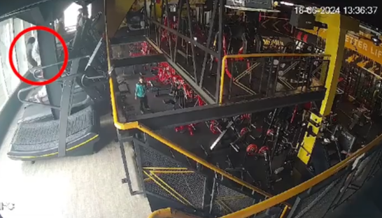 印尼女跑步機上失足　跌出健身房三樓窗户墮亡