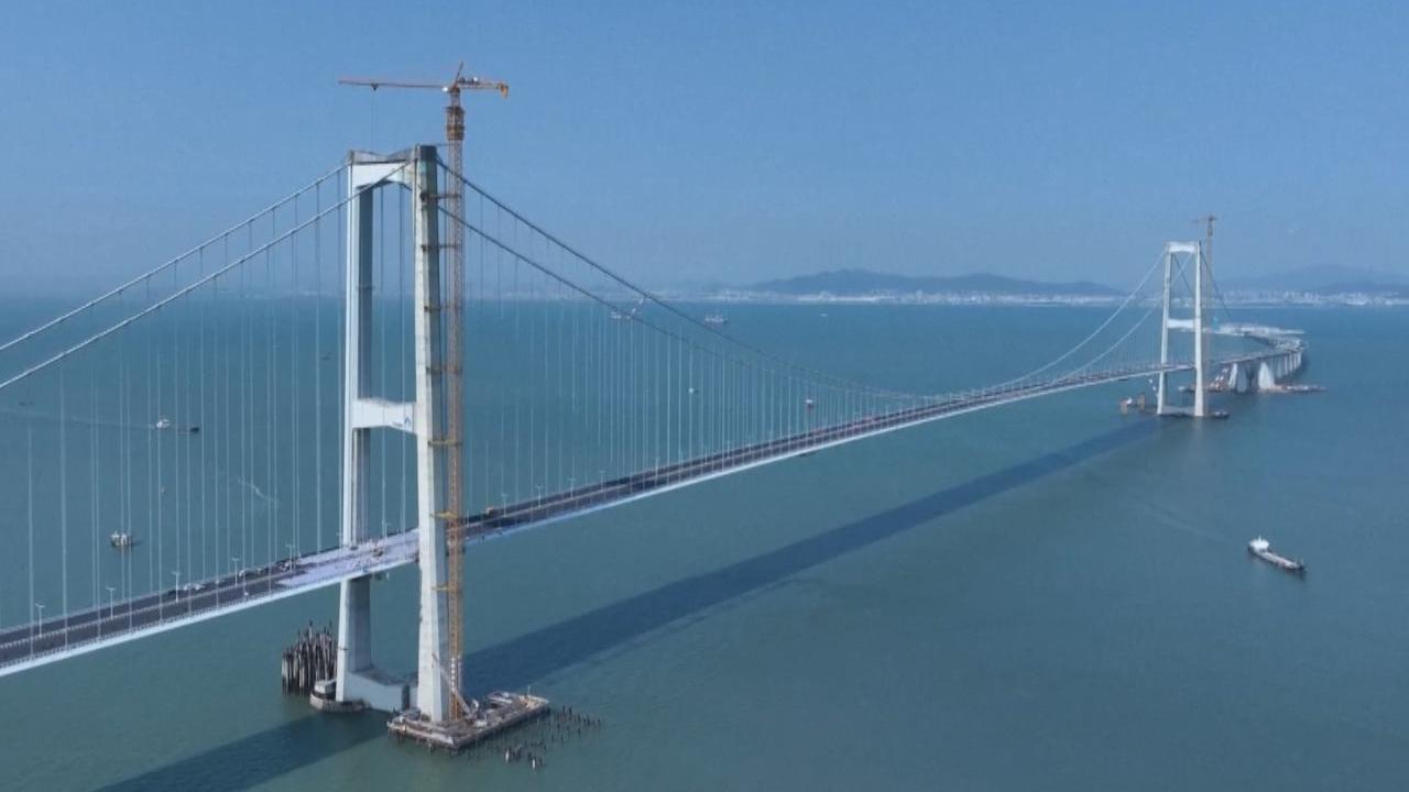 深中通道正式開通，下午3時將通車試運營。(網上圖片)