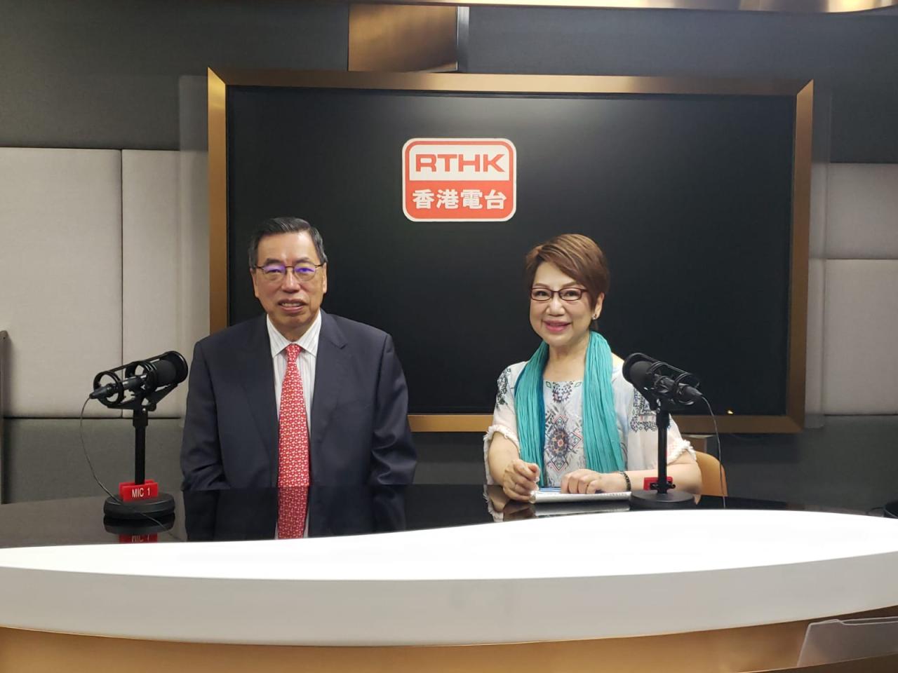 梁君彥認為縱使香港經歷多少波折，最終都會變得更強更好。(港台圖片)