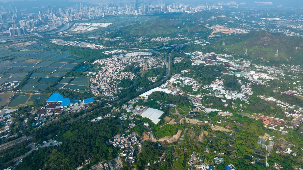 政府計劃在北部都會區發展新田科技城。(資料圖片)