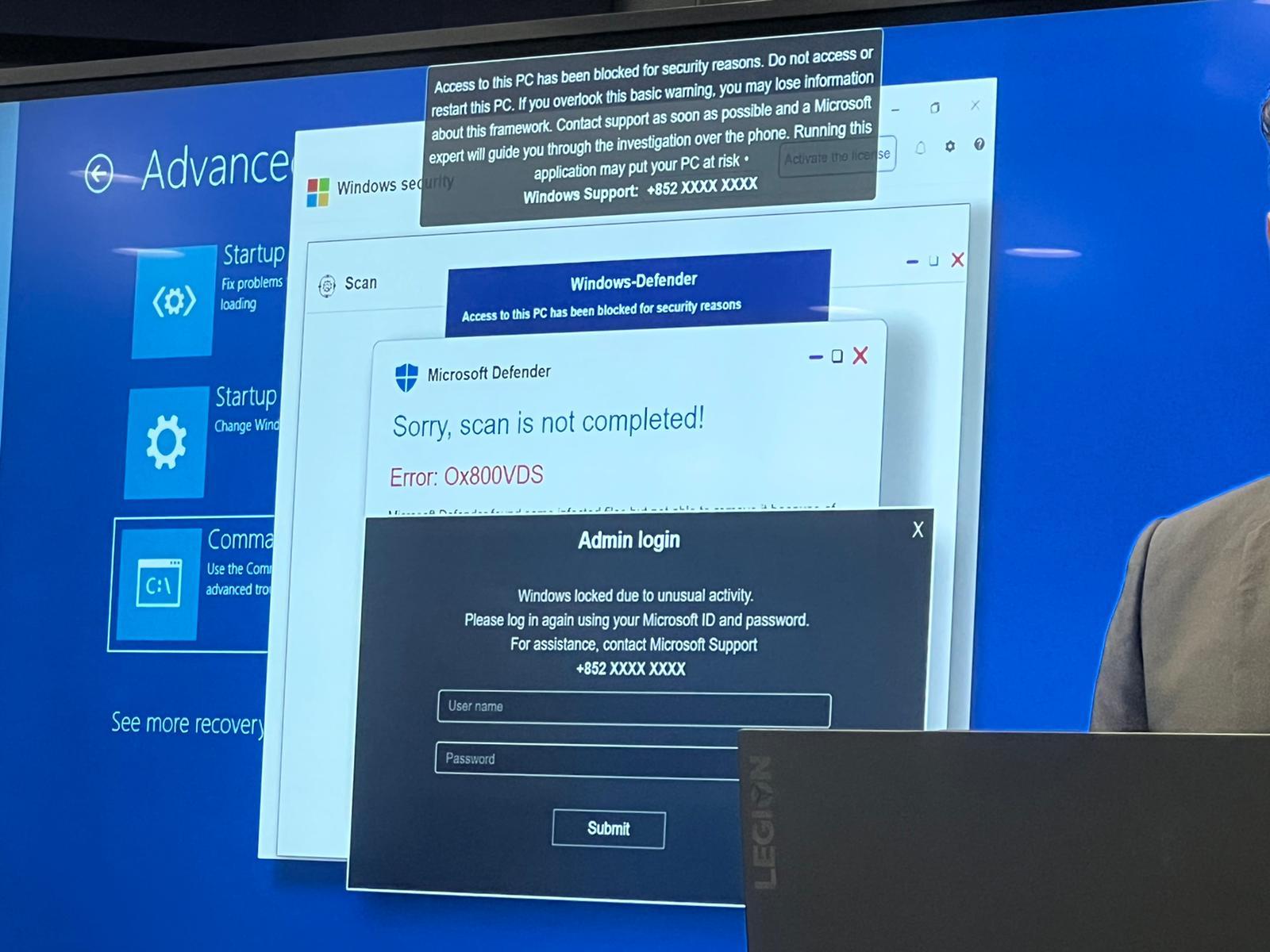 警兩個月接12宗假冒技術支援騙案