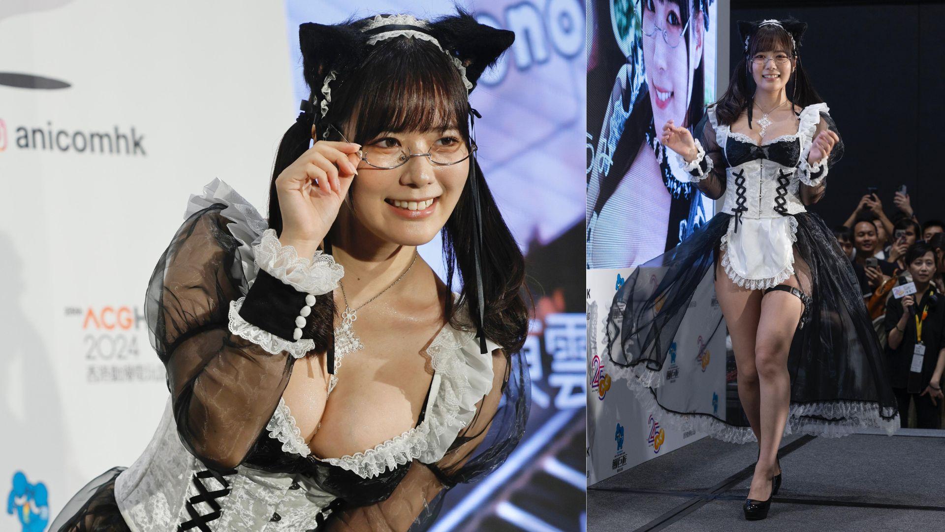 動漫節2024｜G Cup東雲海倒奶登場 辦攝影會逼爆現場