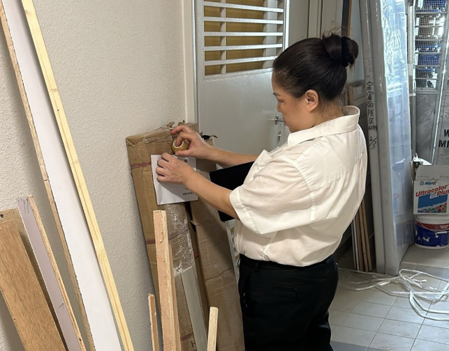  房委會說，屋苑管理處已採取特別防火措施。（房委會社交專頁）