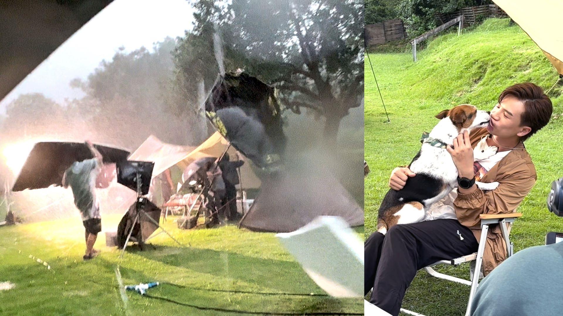 梁釗峰為新歌《致陪伴我的》拍MV遇狂風暴雨 被迫腰斬獲同事奮力保護勁心痛