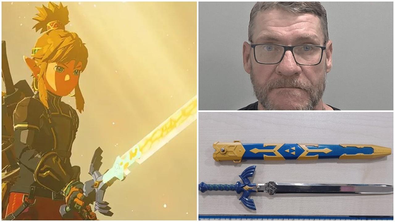 街頭耍15厘米長《薩爾達》複製劍，英男被捕入獄兼罰款。