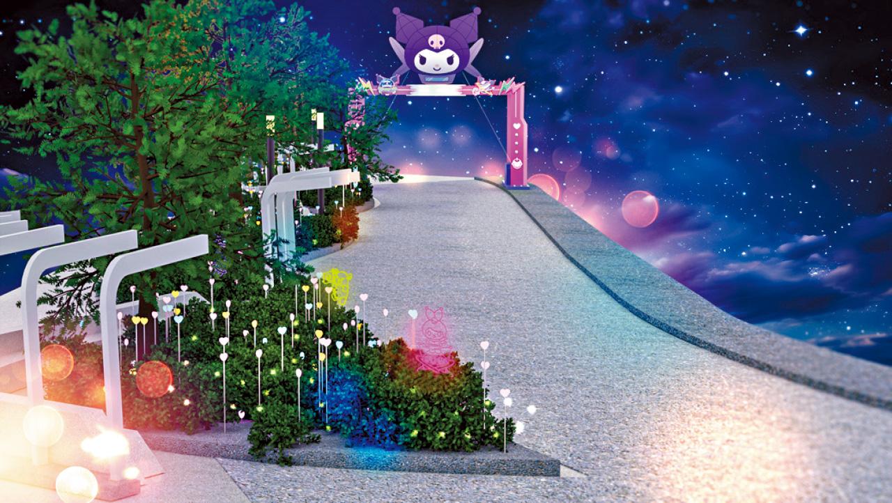 KUROMI登陸YOHO系商場 9米高飛船 20米長星空艦橋