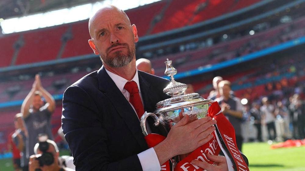 曼聯主帥滕哈格。(路透社)