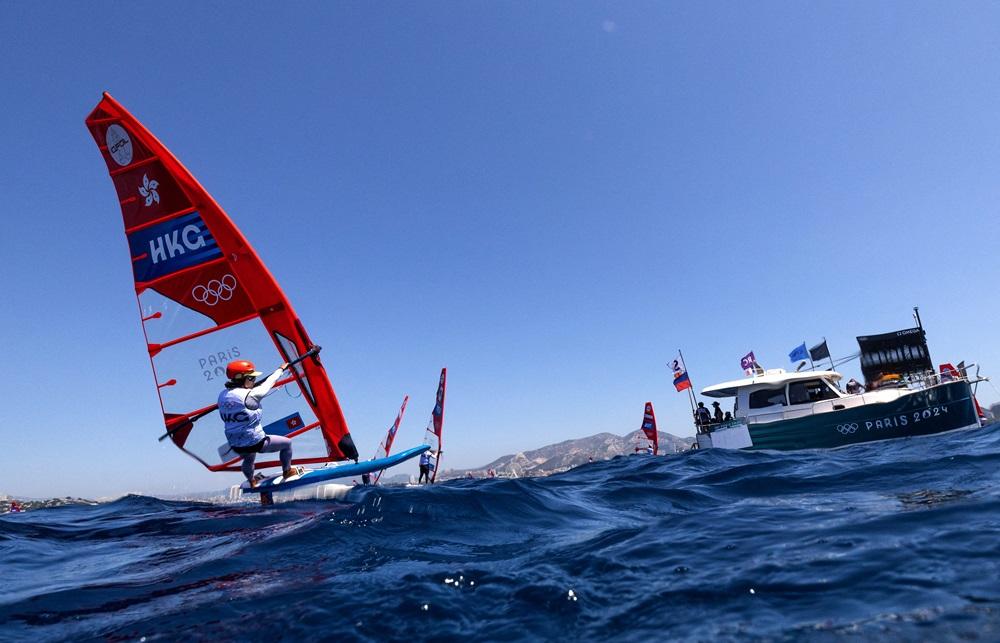 香港滑浪風帆代表馬君正。(路透社)