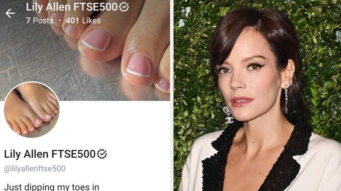 英國歌手Lily Allen開OnlyFans帳號po腳趾相賺錢