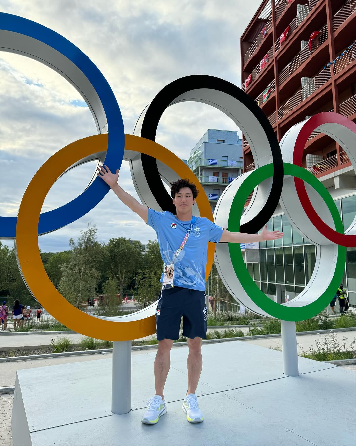 香港體操代表石偉雄今屆在巴黎第三度參加奧運，他在男子跳馬資格賽未能躋身決賽。(石偉雄FB)