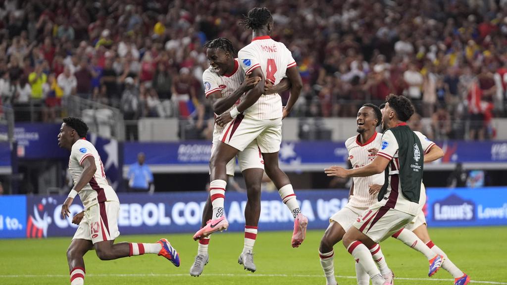 加拿大12碼淘汰委內瑞拉晉級。(美聯社)