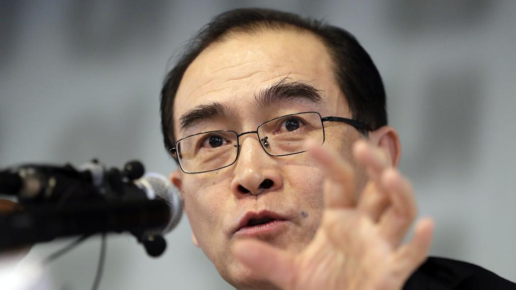 前北韓外交官太永浩。(美聯社)