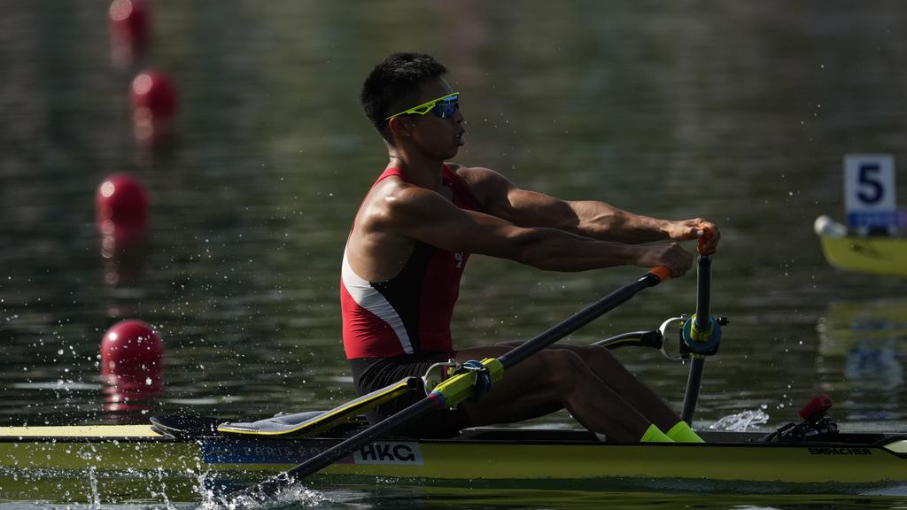 趙顯臻在半準決賽得第6名。(路透社)