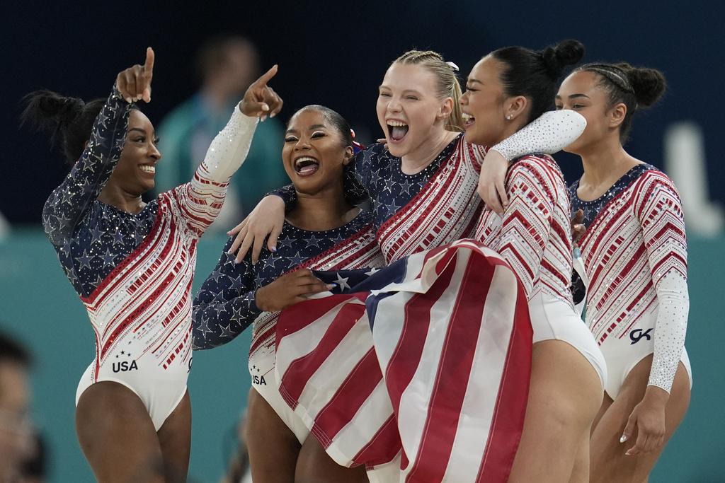 巴黎奧運｜女子體操團體賽美國奪冠　中國隊無緣獎牌