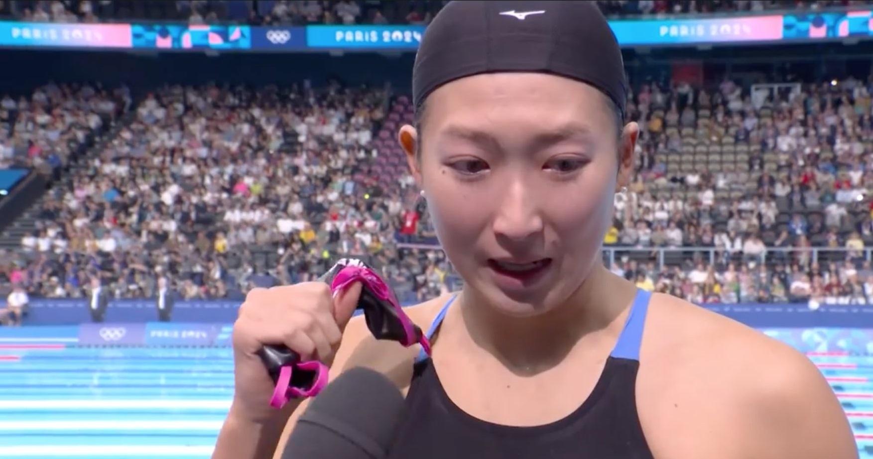 池江璃花子未能晉級決賽。(新聞截圖)