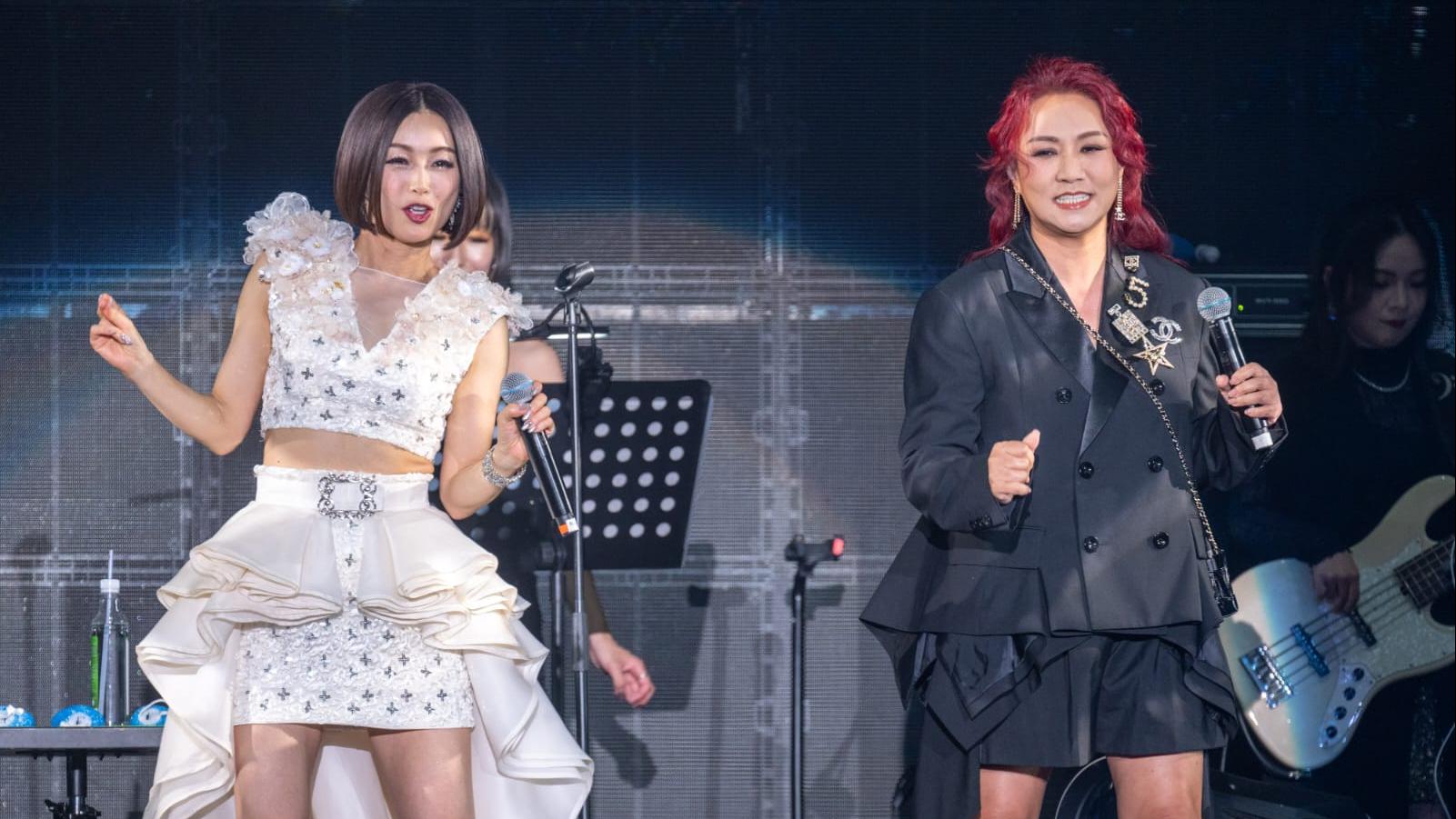 酒井法子重返香港舞台回憶殺 尾場邀黎瑞恩站台合唱廣東歌