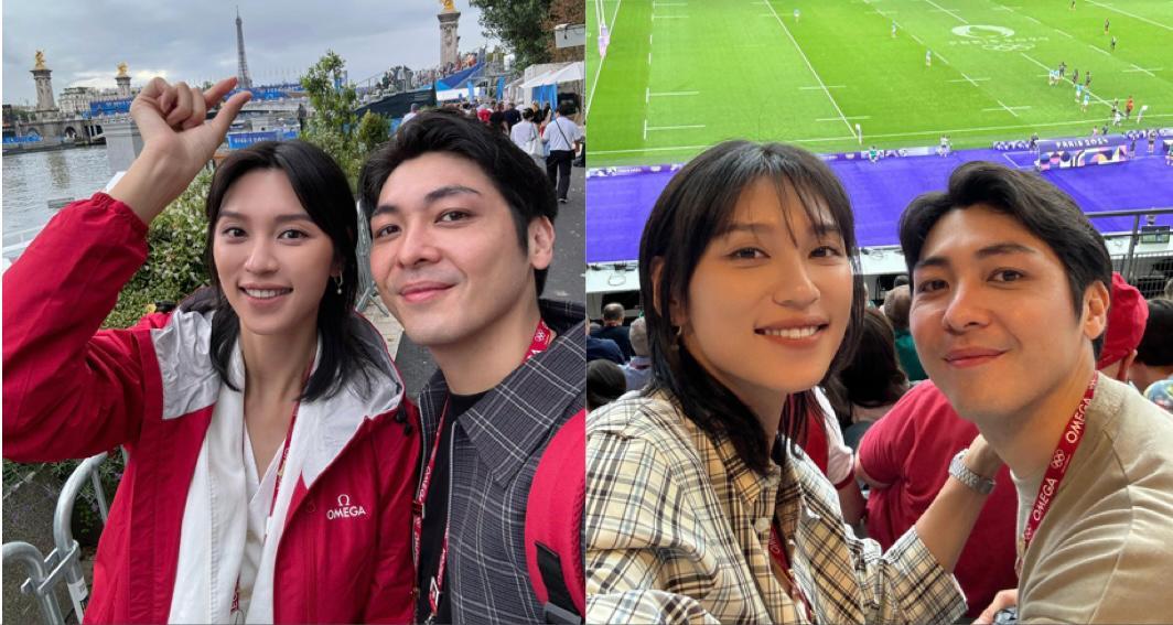 王丹妮羅孝勇蜜遊巴黎  首次現場聽Céline Dion感動到起雞皮