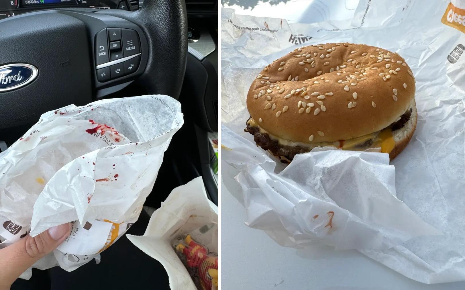 4女童誤食「人血漢堡」，驚驚！(互聯網)