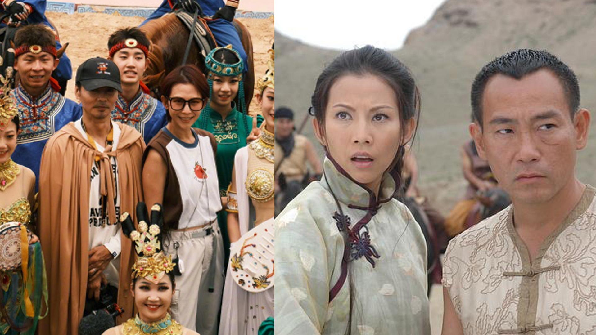 蔡少芬與張晉再訪寧夏 網民諗起《火舞黃沙》