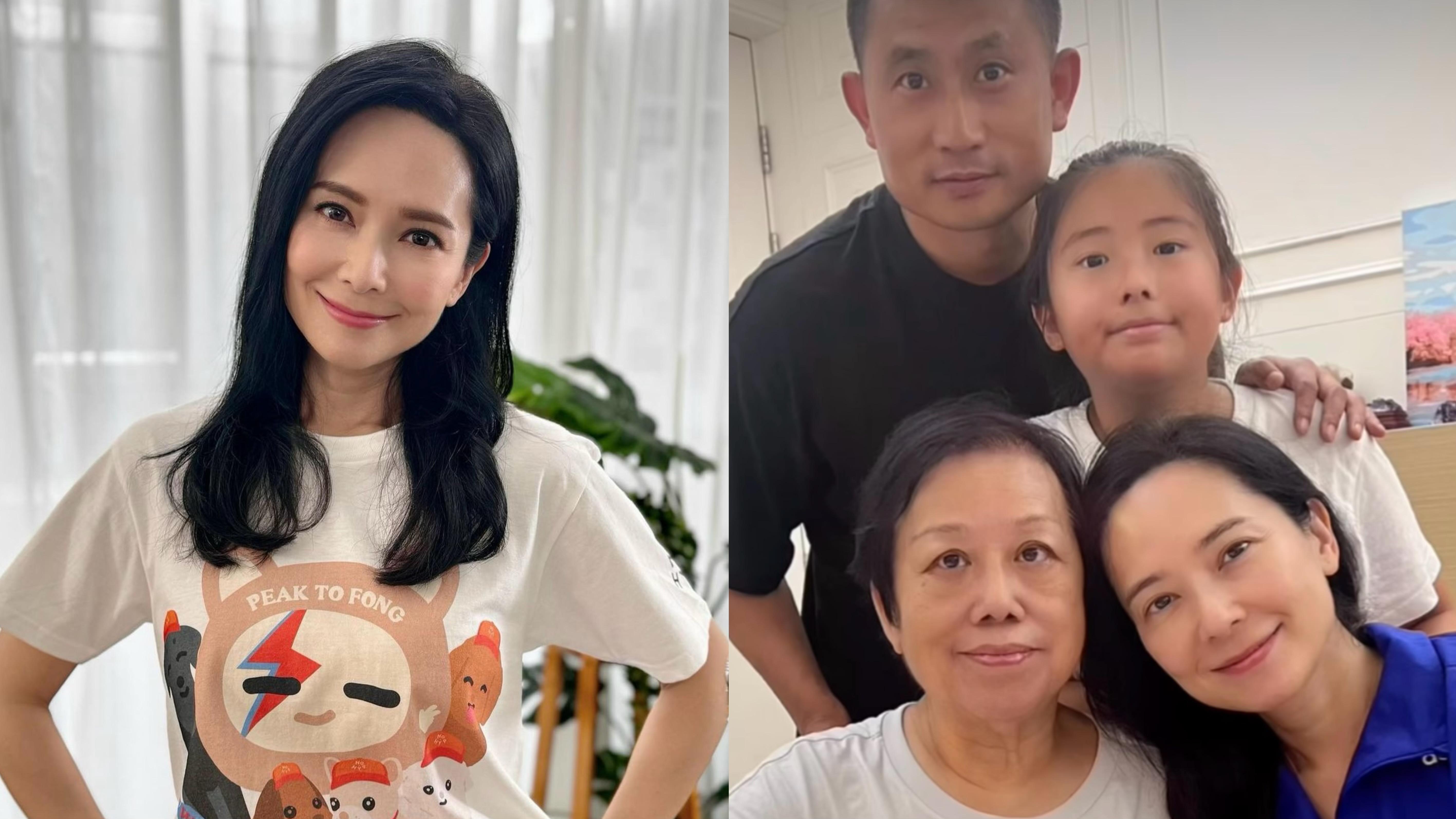 50歲郭羨妮貼三代同堂餅印相 有感而發：可能不像年輕時那麼漂亮