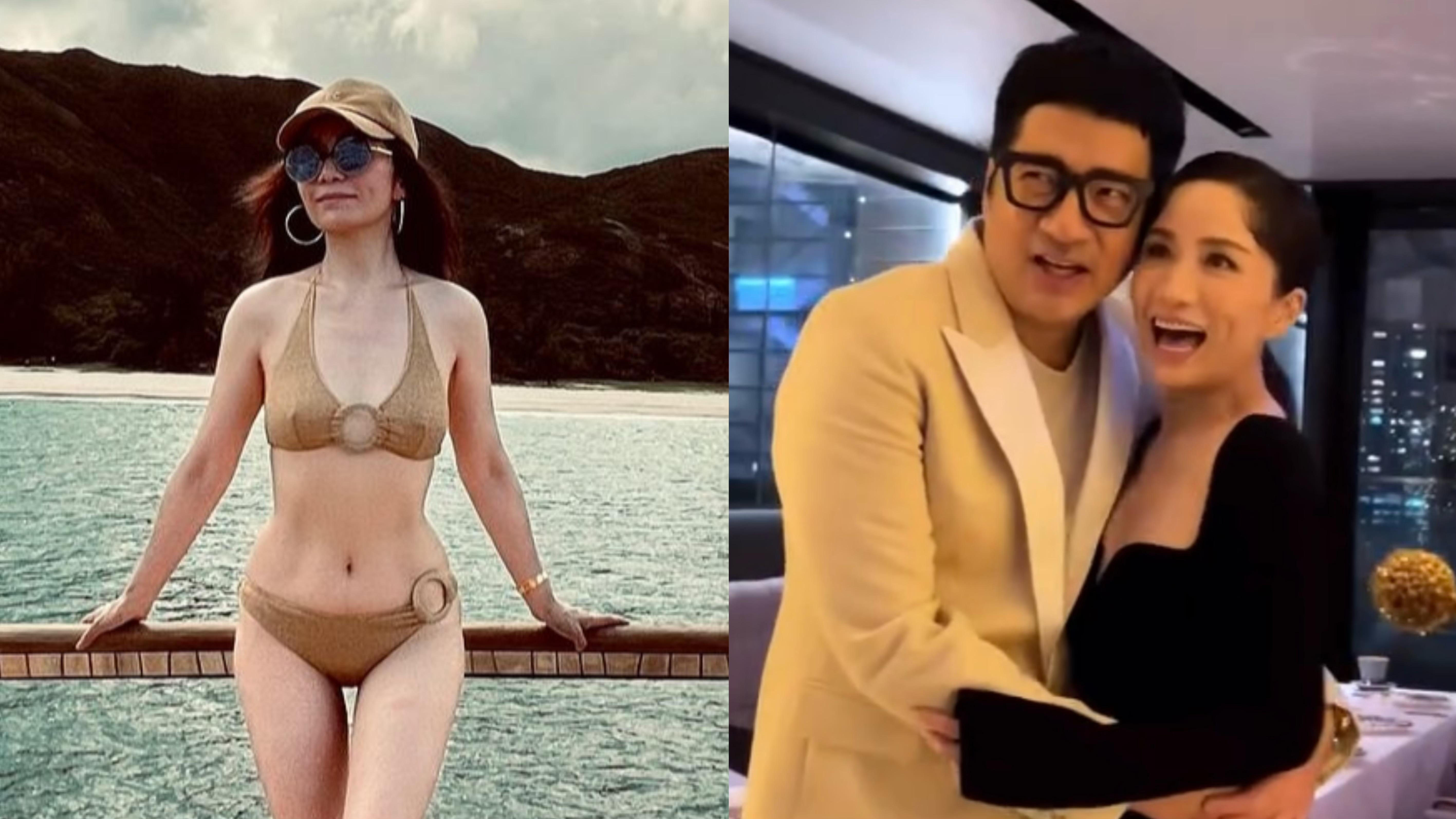 「豹嫂」胡蓓蔚大曬性感三點式 零贅肉身材完全不像52歲 