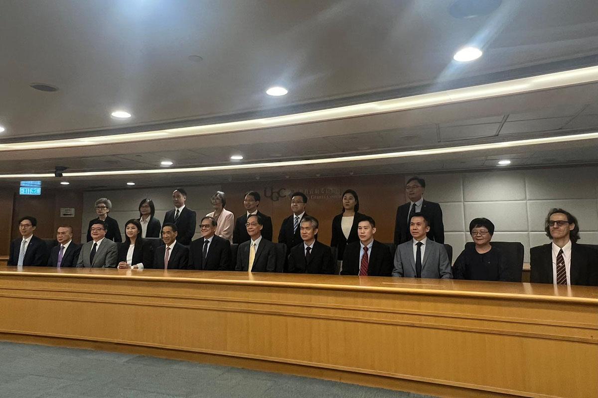 研資局公布新一輪的卓越學科領域計劃及主題研究計劃撥款結果。(江思嬅攝)