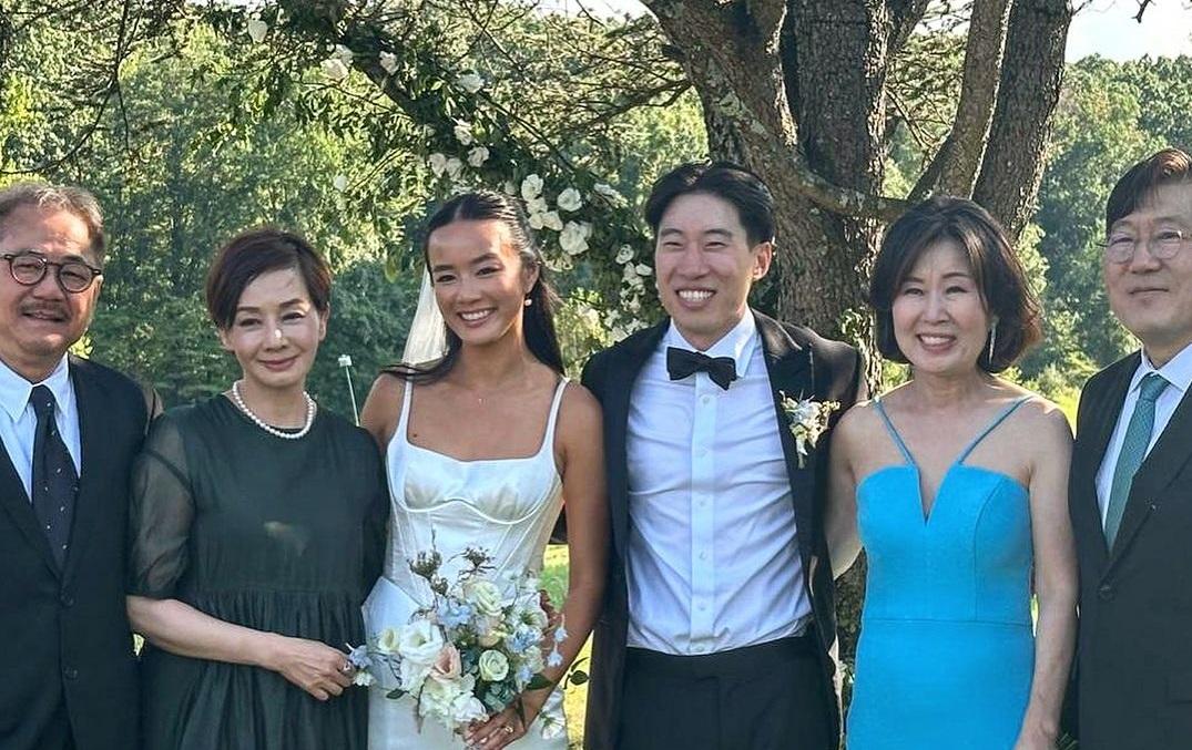 毛舜筠榮升外母 曬大女美國婚照：除了感恩還是感恩