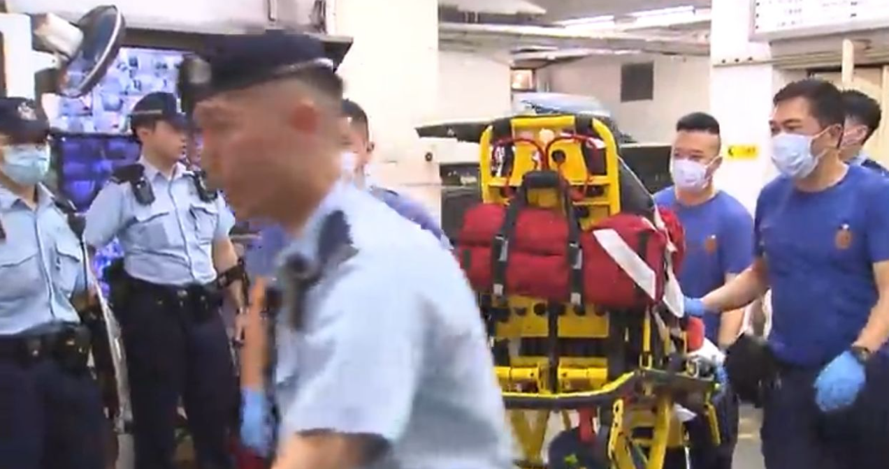 觀塘一個派對房間遇劫，損失11萬現金(無綫新聞畫面)