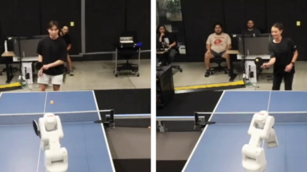 未來爭金希望？AI乒乓球機械人跟真人對戰 實測結果竟然係咁