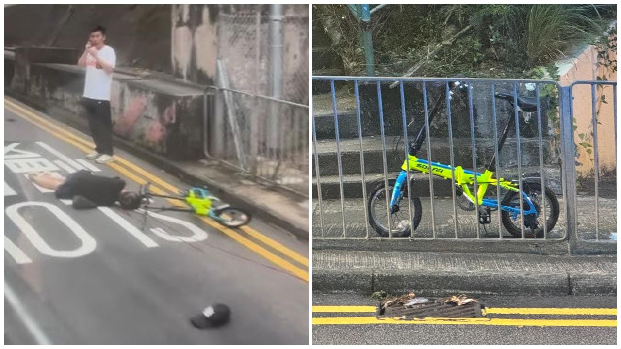 沙田65歲單車漢自炒頭部重創，留醫近8小時後不治。(水泉澳邨 ~ 水仔是我家@FB/古偉冰山FB)