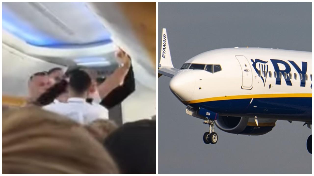 乘客疑醉酒掌摑空中服務員，累全機中途降落。